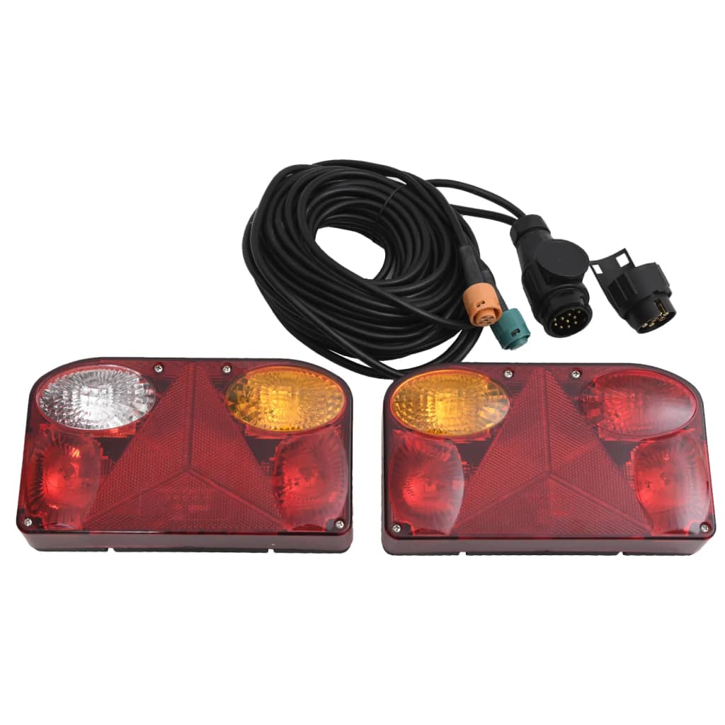 Vidaxl Supporter Lampes 2 St Classic Pear 12 V 23x6x13 cm rouge