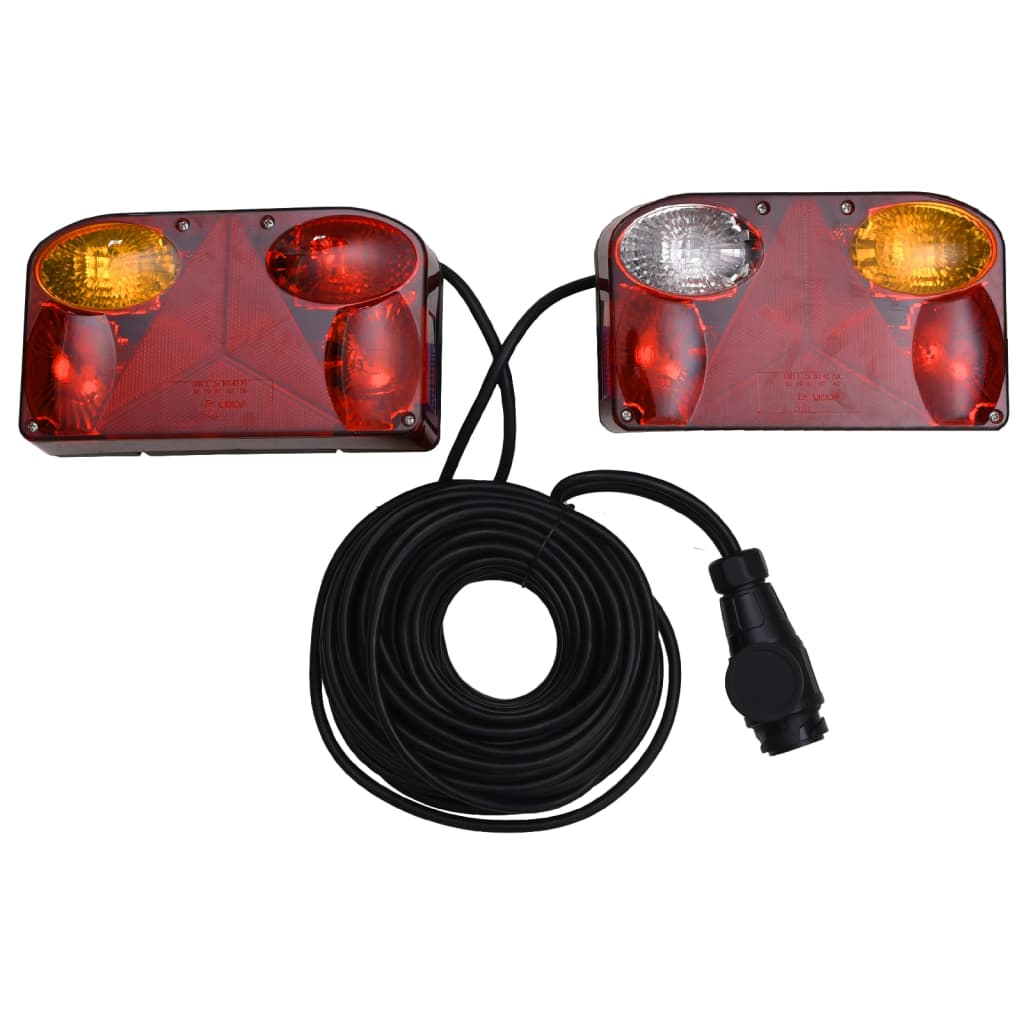Vidaxl Supporter Lampes 2 St Classic Pear 12 V 23x6x13 cm rouge