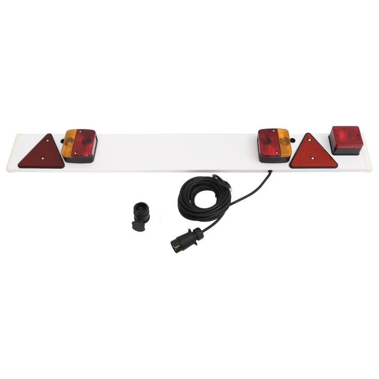 Vidaxl remorque d'éclairage Classic Pear 12 V 115x7x14 cm rouge