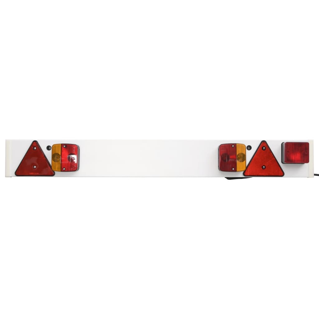 Vidaxl remorque d'éclairage Classic Pear 12 V 115x7x14 cm rouge