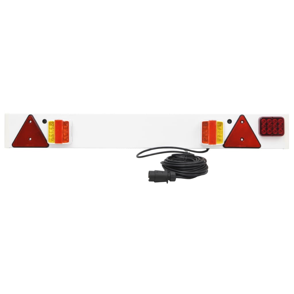 Lampe LED d'éclairage de la remorque Vidaxl 12 V 115x6x14 cm rouge