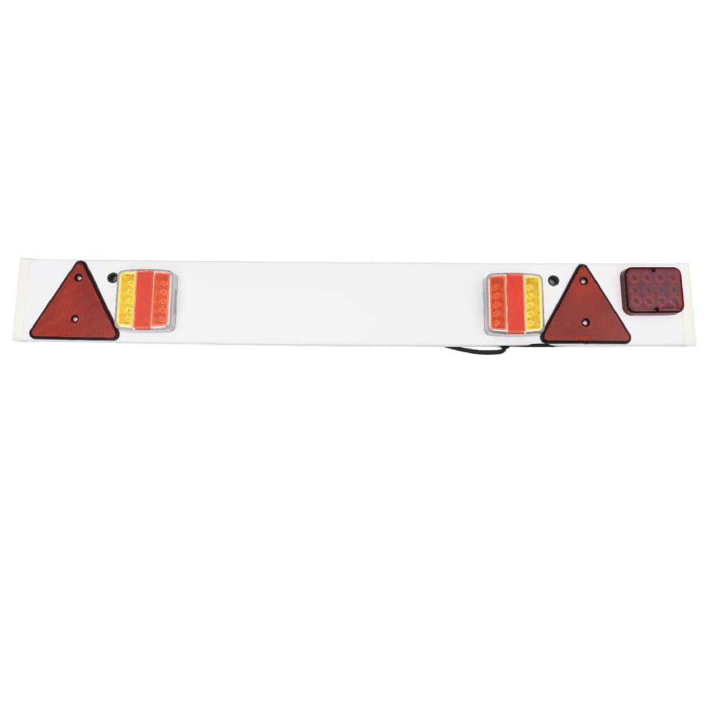 Lampe LED d'éclairage de la remorque Vidaxl 12 V 115x6x14 cm rouge