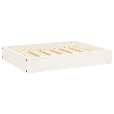 Vidaxl Dog Basket 61.5x49x9 cm Pine solide blanc