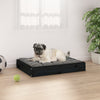 Vidaxl Dog Basket 61.5x49x9 cm Pine solide noir