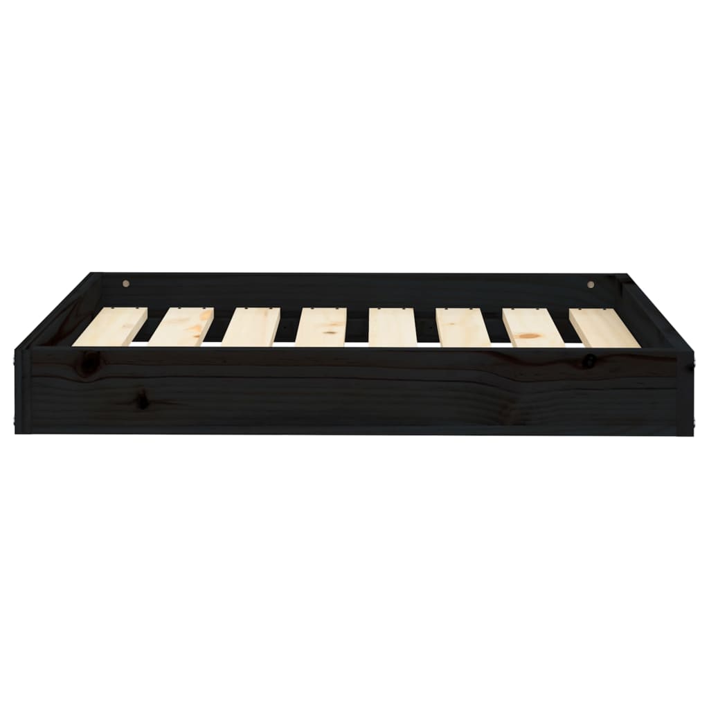 Vidaxl Dog Basket 71.5x54x9 cm Pine solide noir