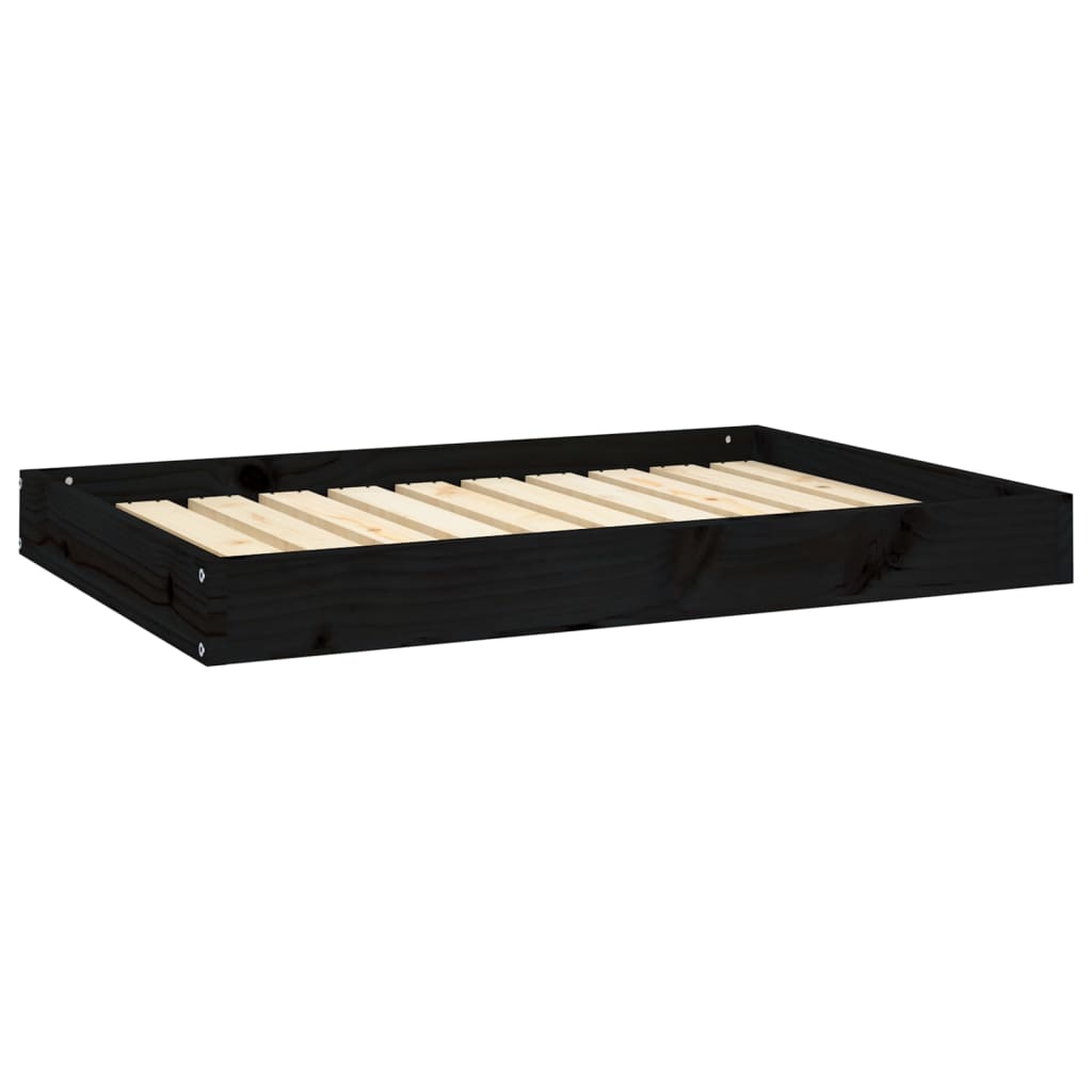 Vidaxl Dog Basket 91.5x64x9 cm Pine solide noir