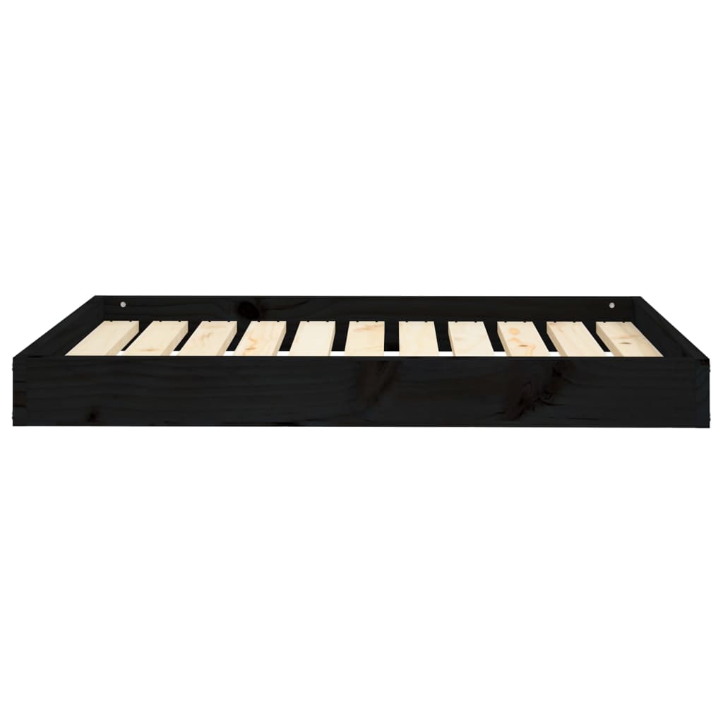 Vidaxl Dog Basket 91.5x64x9 cm Pine solide noir