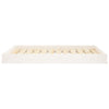 Vidaxxl lit pour chien 101,5x74x9 cm bois de pin massif blanc