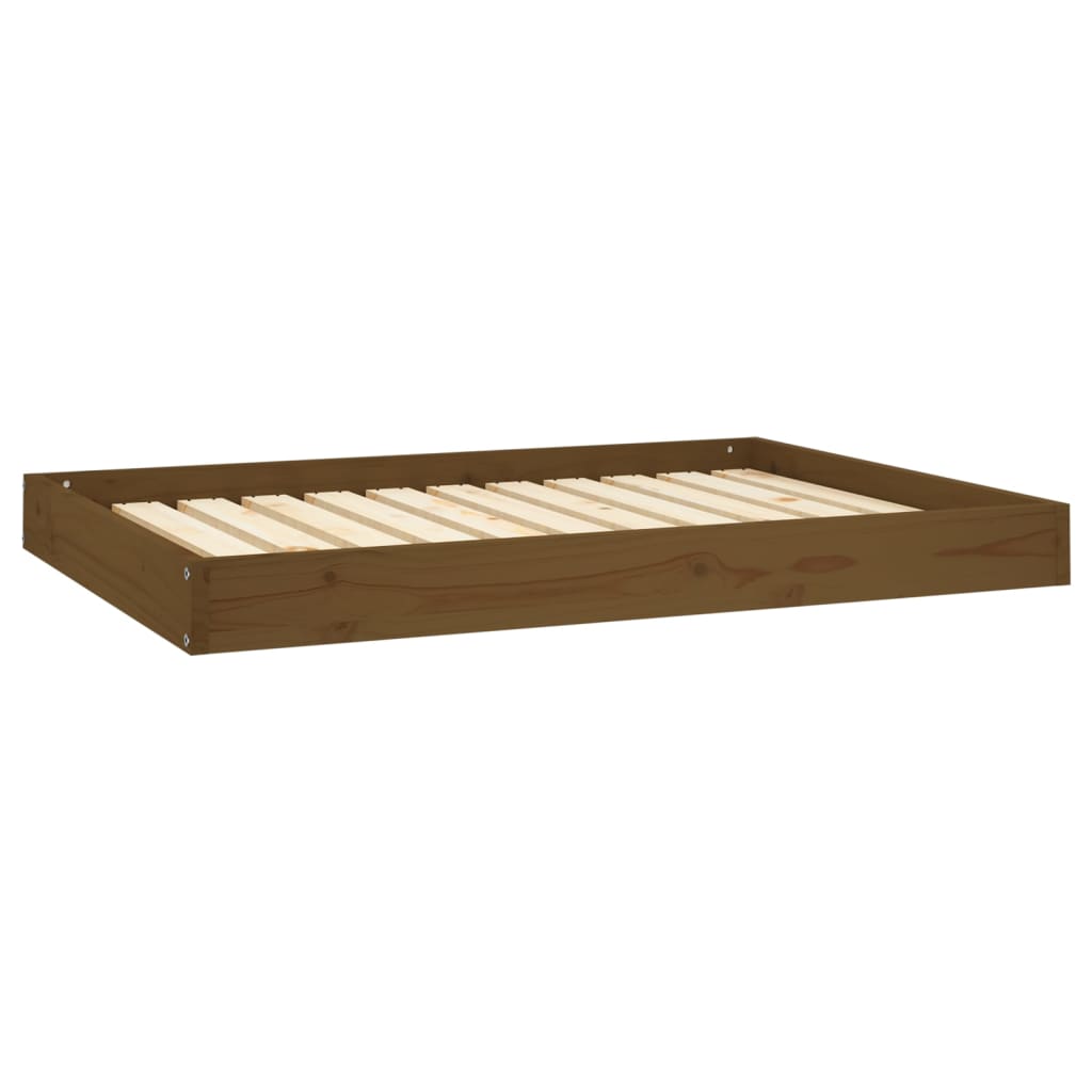 Vidaxl Dog Basket 101.5x74x9 cm Pine solide Honey Brown