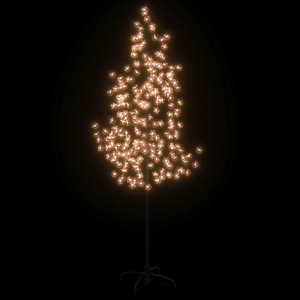 Vidaxl Boom Cherry Blossom 220 LEDS blanc chaud 220 cm