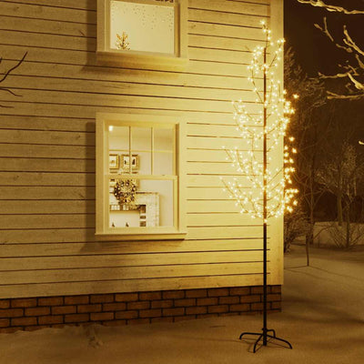 Vidaxl Boom Cherry Blossom 368 LEDS blanc chaud 300 cm