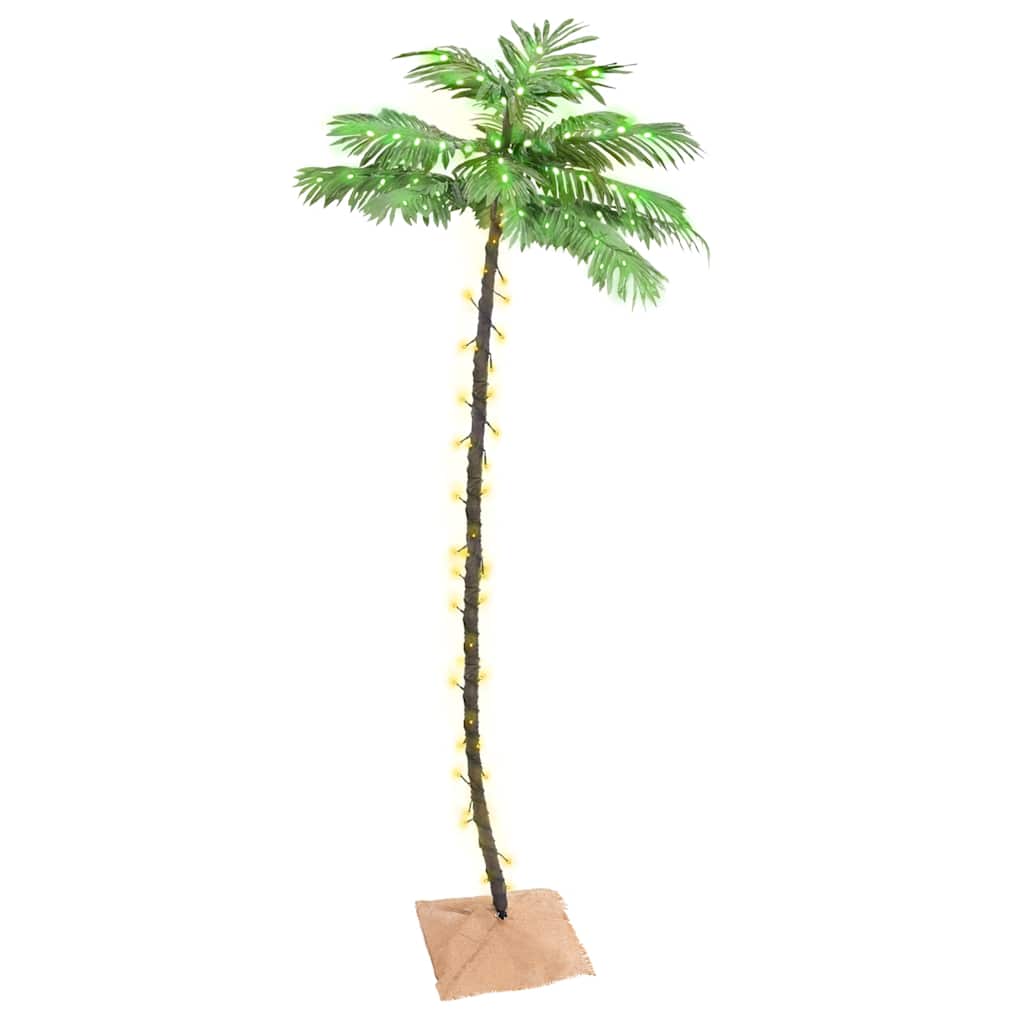 Vidaxl Palm Tree LED 136 LEDS BLANC CHAUD 220 CM
