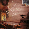 Vidaxl Berkenboom LED 48 LEDS BLANC CHAUD 120 CM BLANC