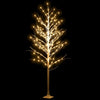 Vidaxl Berkenboom LED 240 LEDS blanc chaud 300 cm blanc