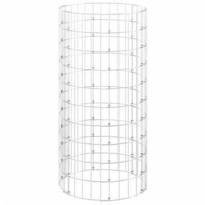 Vidaxl Compost bac Ø50x100 cm acier galvanisé