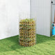 Vidaxl Compost bac Ø50x100 cm acier galvanisé