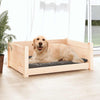 Vidaxl Dog Panier 75.5x55.5x28 cm Pine solide