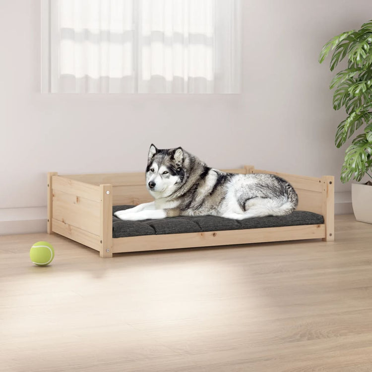 Vidaxl Dog Basket 105.5x75.5x28 cm Pine solide