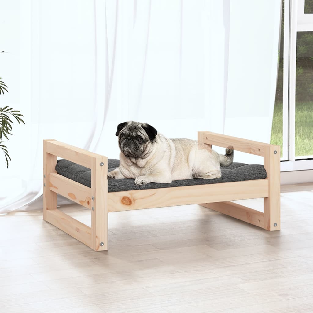 Vidaxl Dog Basket 65.5x50.5x28 cm Pine solide