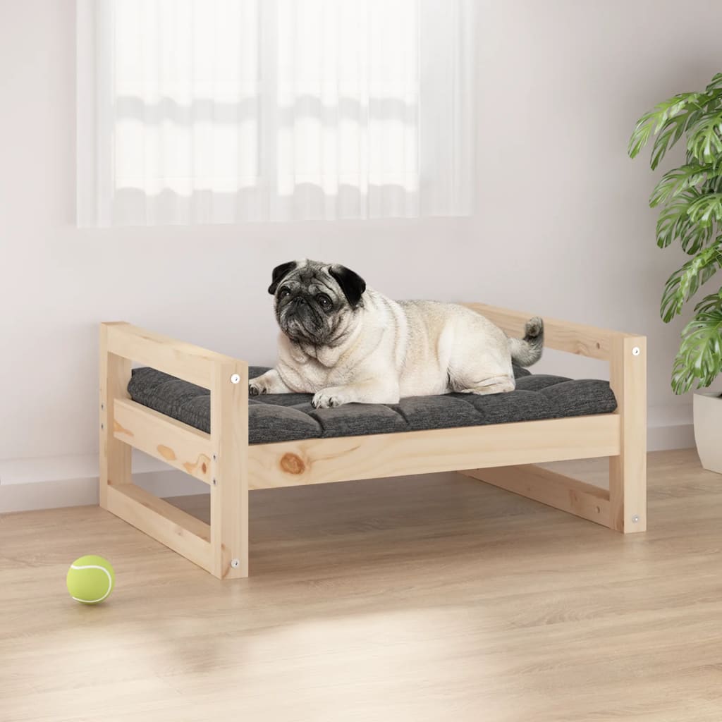 Vidaxl Dog Basket 65.5x50.5x28 cm Pine solide