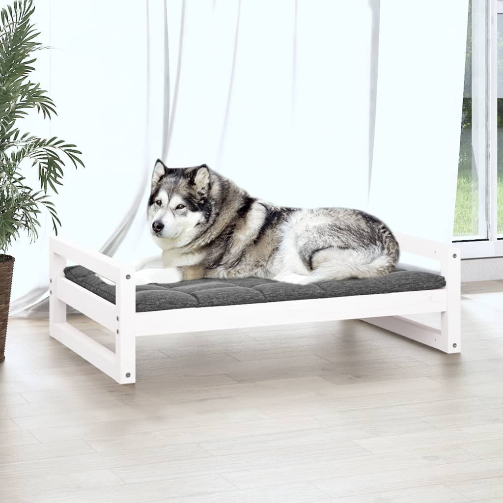 Vidaxl Dog Basket 105.5x75.5x28 cm Pine solide