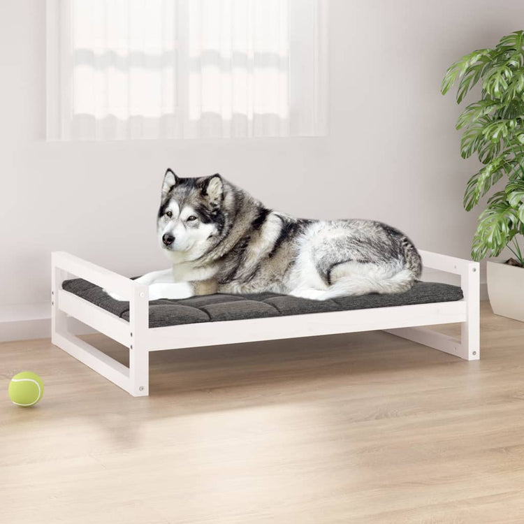 Vidaxl Dog Basket 105.5x75.5x28 cm Pine solide