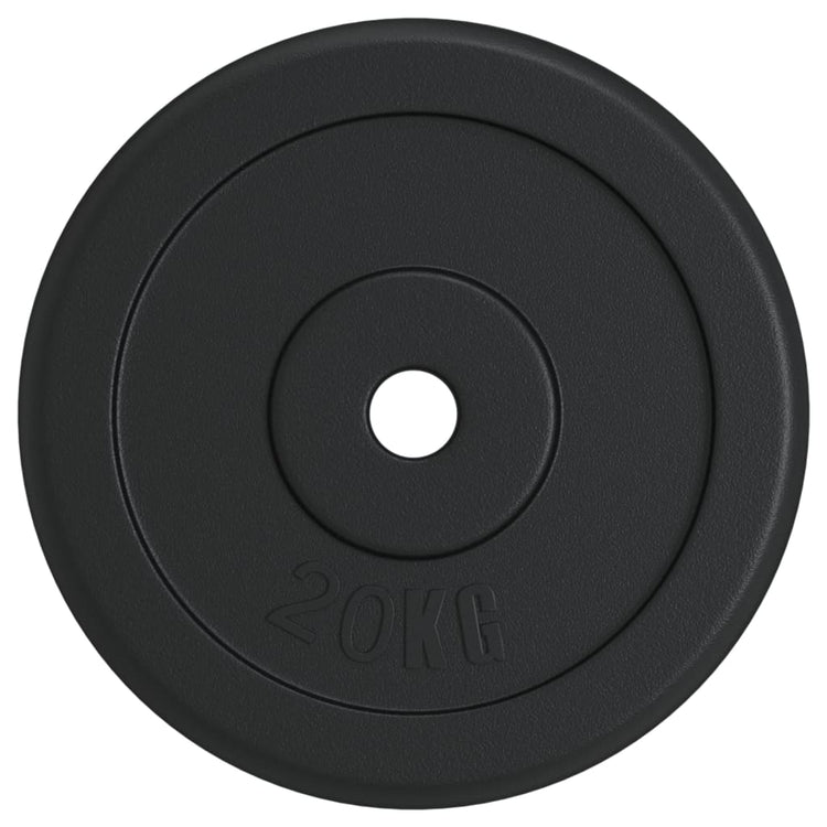 Disc licou vidaxl 20 kg en fonte