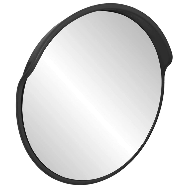 Miroir de trafic Vidaxl pour le Polycarbonate convexe extérieur Ø60 cm noir
