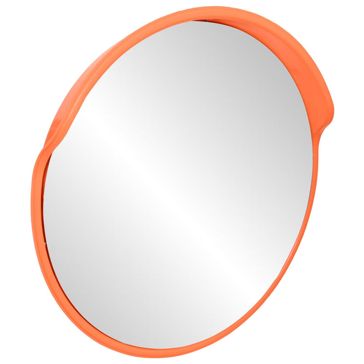 Miroir de trafic Vidaxl pour le Convexe extérieur Ø30 cm polycarbonate orange