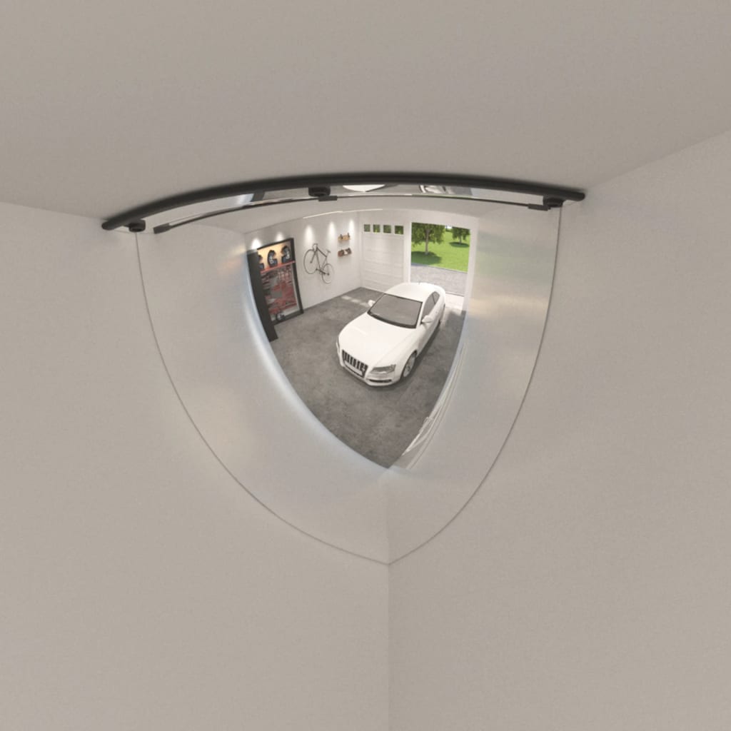 Vidaxl Traffic Mirror Quarter Ball 2 Sts Ø 80 cm acrylique