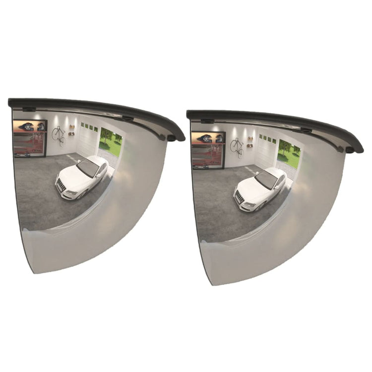 Vidaxl Traffic Mirror Quarter Ball 2 Sts Ø 40 cm acrylique