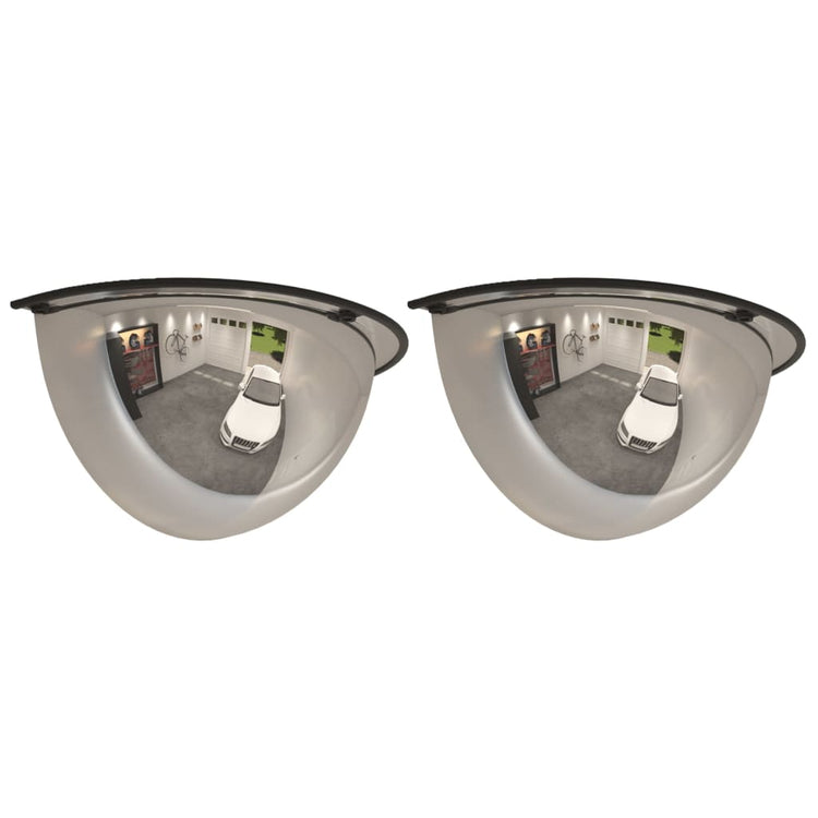 Vidaxl Traffic Mirror Half Ball 2 Sts Ø 40 cm acrylique