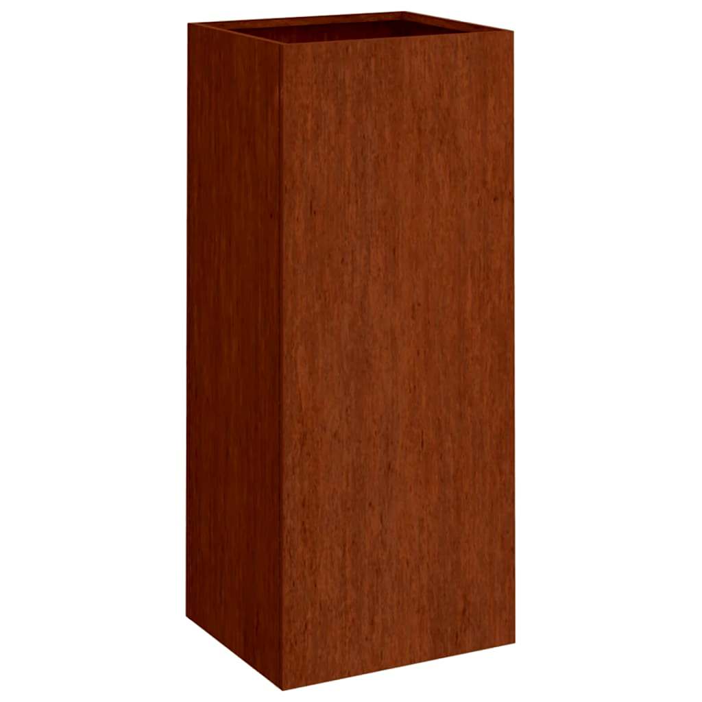 Vidaxl planteur 32x29x75 cm Cortenstaal