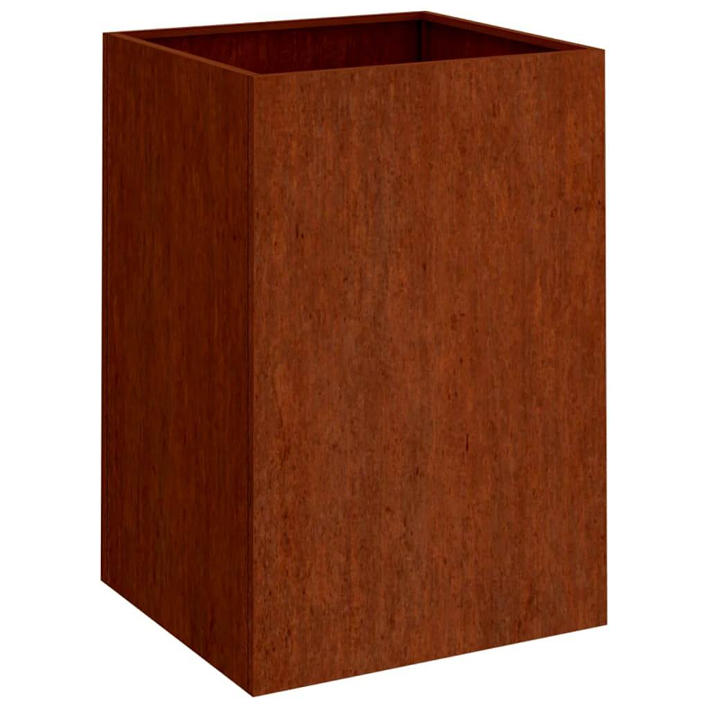 Vidaxl planteur 52x48x75 cm Cortenstaal