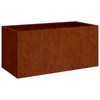 Vidaxl Planning Box 62x40x39 cm Corten Steel