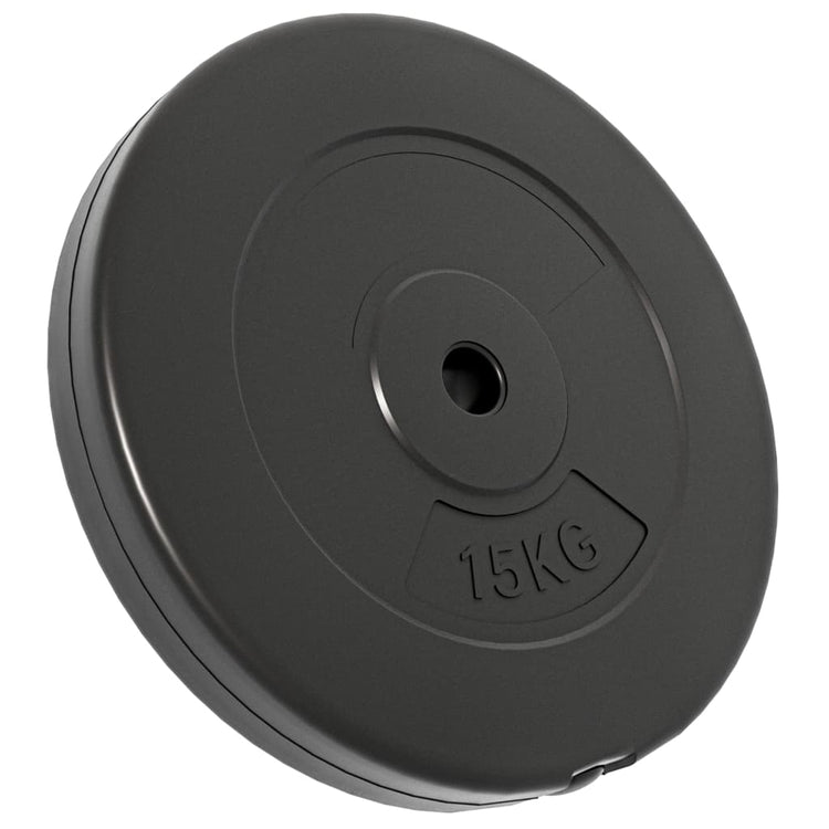 Disques licou vidaxl 2 pièces 30 kg de béton