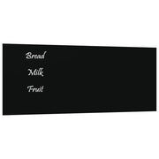 Carte magnétique vidaxl pour le mur 50x20 cm en verre durci noir - afbeelding 2