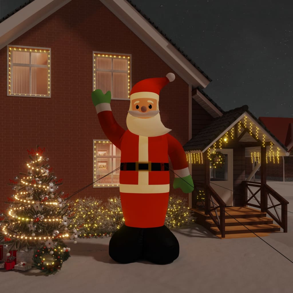 Vidaxl Santa gonflable avec des LED 475 cm