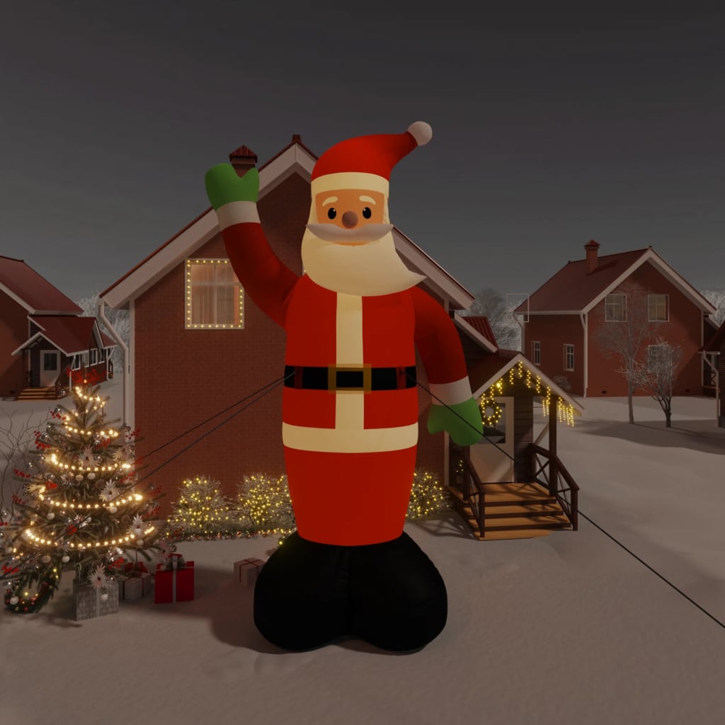 Vidaxl Santa avec éclairage LED gonflable 820 cm
