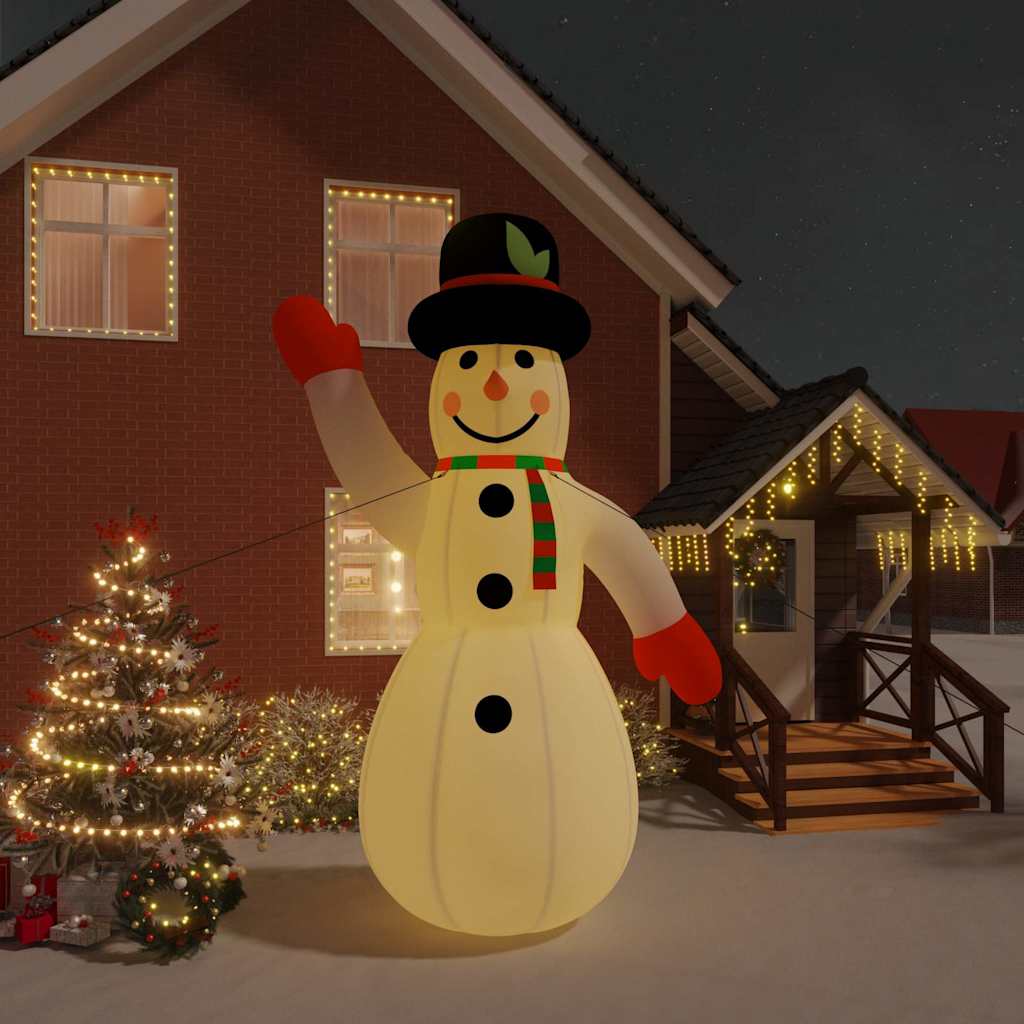 Vidaxl Snowman avec LEDs gonflables 455 cm