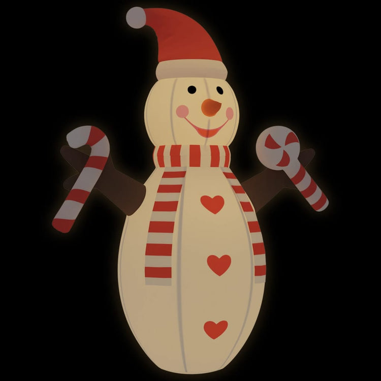 Vidaxl Snowman gonflable avec des LED 630 cm