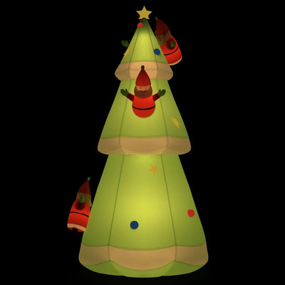 Vidaxl Arbre de Noël gonflable avec des LED 500 cm
