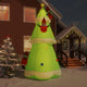 Vidaxl Arbre de Noël gonflable avec des LED 500 cm