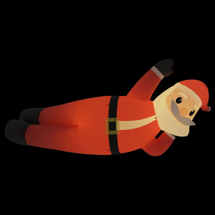 Vidaxl Santa gonflable a mené 160 cm