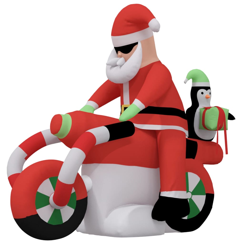 Vidaxl Santa gonflable LED 156 cm