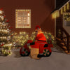 Vidaxl Santa gonflable LED 156 cm