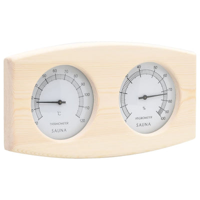 Vidaxl saunaset 2-in1 Hygrothermograil et sablier