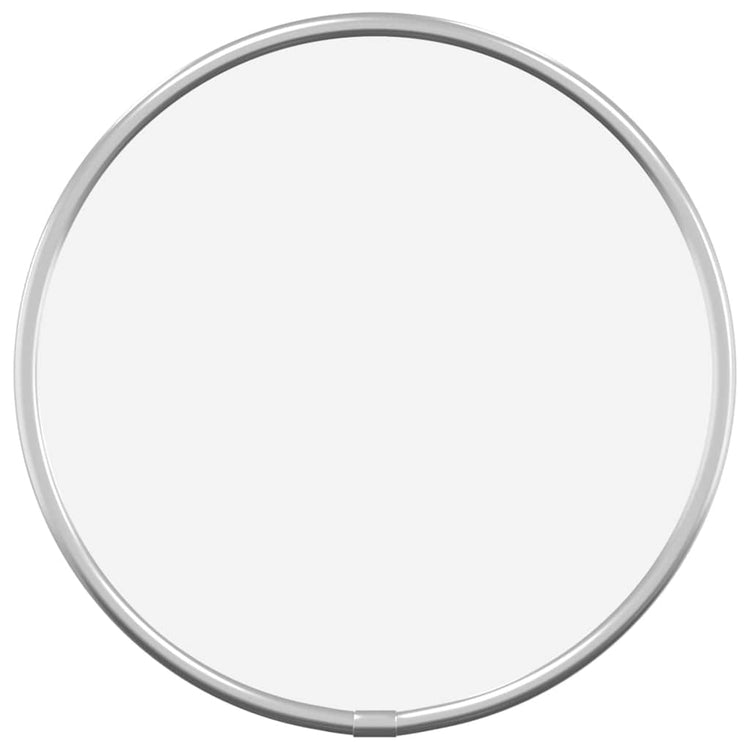 Miroir mural vidaxl autour de Ø20 cm en argent couleur