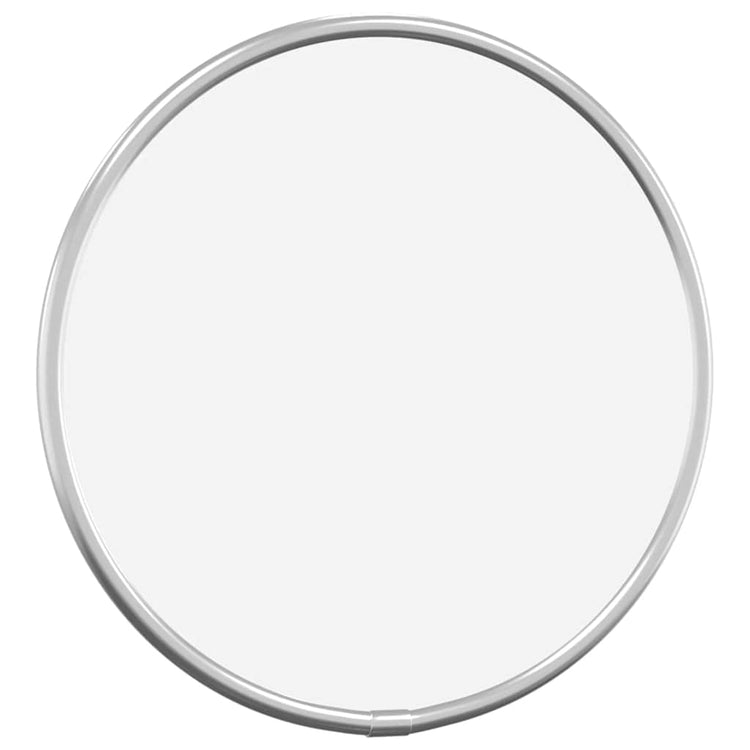 Miroir mural vidaxl autour de Ø20 cm en argent couleur