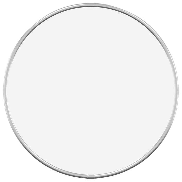 Miroir mural vidaxl autour de Ø30 cm en argent couleur